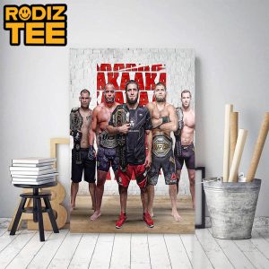 AKA’s Champion’s Row UFC on BT Sport Classic Decoration Poster Canvas