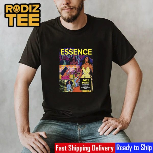 Angela Bassett Wakanda’s Queen Forever On Brand New Essence Cover Best T-Shirt