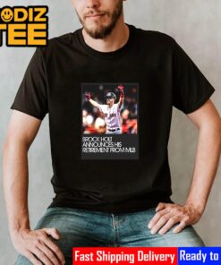 Brock Holt Announced His Retirement From MLB Best T-Shirt