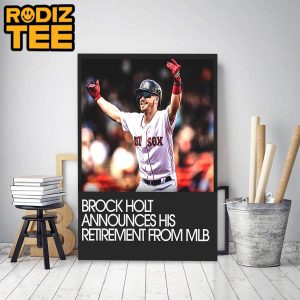 Brock Holt Announced His Retirement From MLB Classic Decoration Poster Canvas