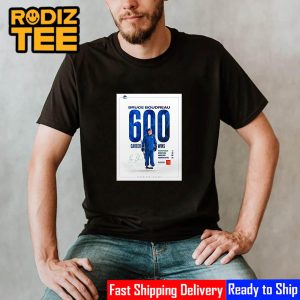 Bruce Boudreau 600 Career Wins With Vancouver Canucks NHL Best T-Shirt