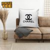 Chanel And Full Of Roses Vintage Decor Throw Pillow