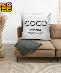 Chanel Coco Quotes I Don’t Do Fashion I Am Fashion In White Pillow