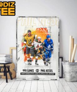 Congratulations To Phil Kessel Is The New Iron Man Of NHL Classic Decoration Poster Canvas