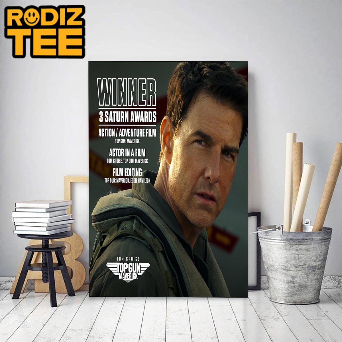 Congratulations To Top Gun Maverick Team Winner 3 Saturn Awards Classic Decoration Poster Canvas