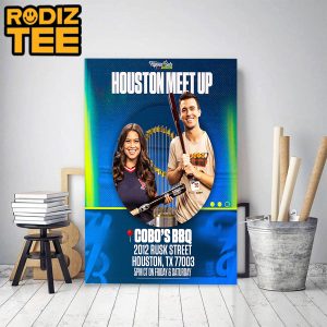 Flippin Bats With Ben Verlander And Alex Curry Houston Meet Up Classic Decoration Poster Canvas