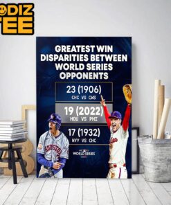 Houston Astros Vs Philadelphia Phillies MLB World Series Opponents Classic Decoration Poster Canvas