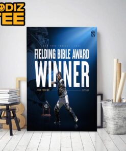 Jose Trevino New York Yankees 2022 Fielding Bible Award Winner Classic Decoration Poster Canvas