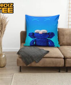 Kaws Blue Seeing MoMA Exclusive In Blue Ombre Pillow