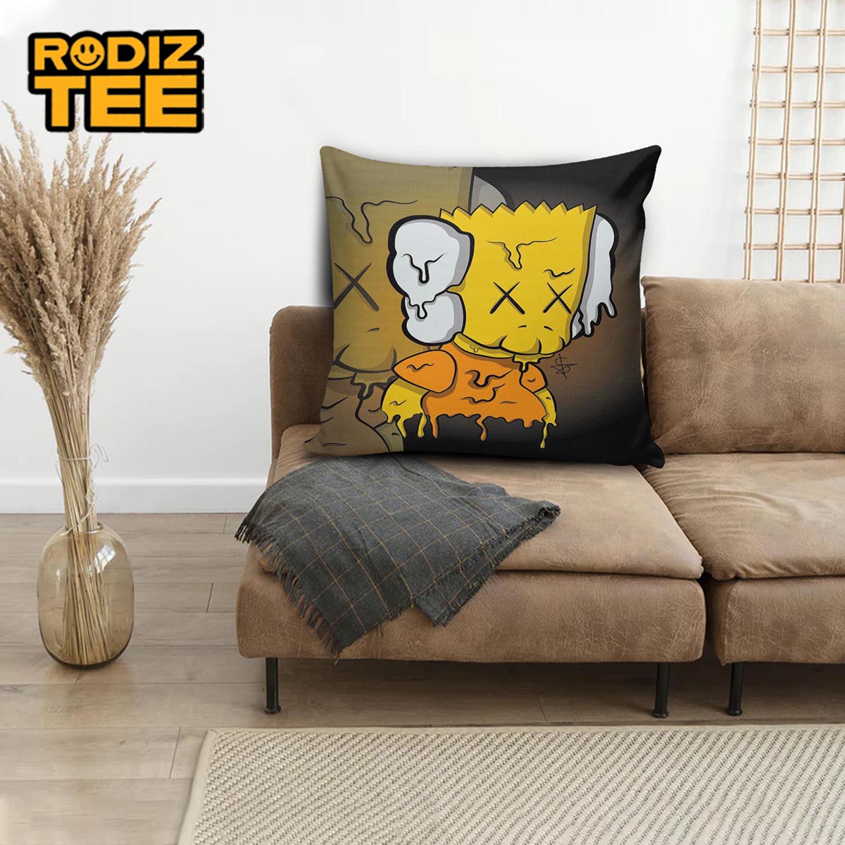 Kaws X The Simpsons Dripping Pillow