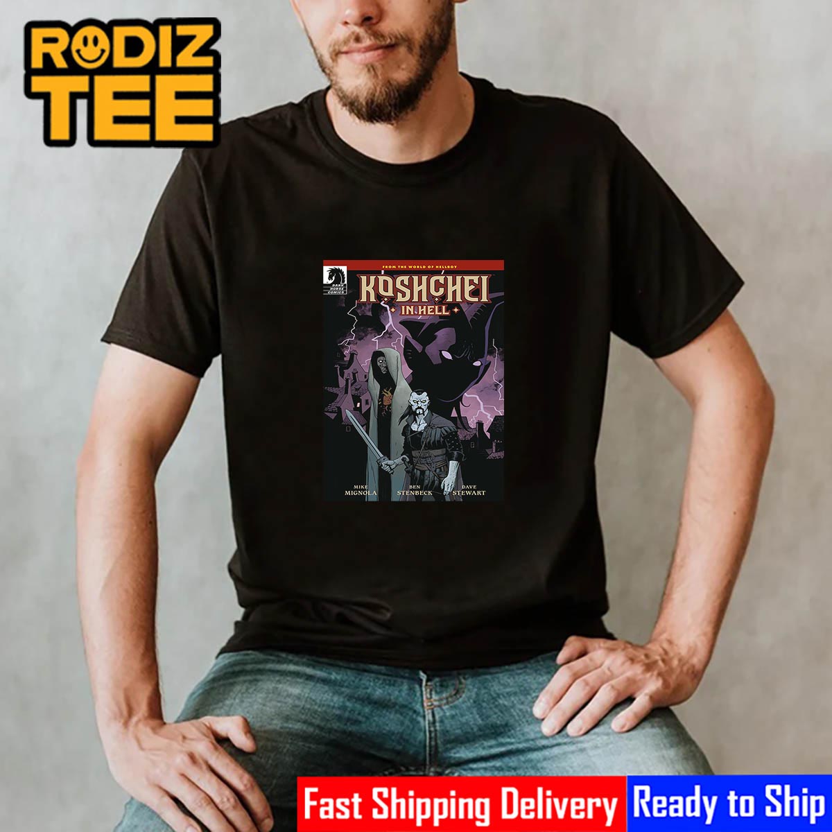 Koshchei In Hell From The World Of Hellboy Best T-Shirt