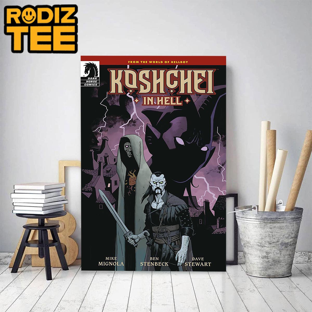 Koshchei In Hell From The World Of Hellboy Classic Decoration Poster Canvas