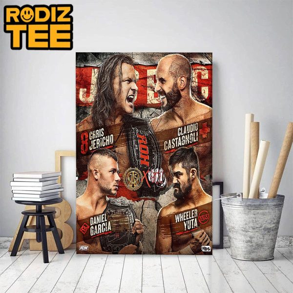 ROH Pure Champ And ROH World Champ At AEW Dynamite Classic Decoration Poster Canvas