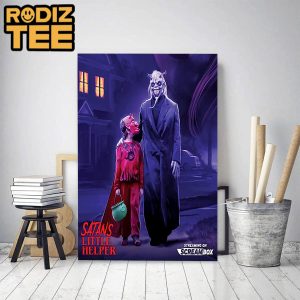 Satan’s Little Helper On Scream Box TV Classic Decoration Poster Canvas
