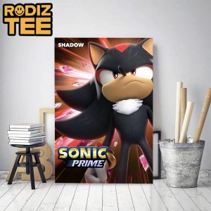 Shadow On Sonic Prime Poster Movie Classic Decoration Poster Canvas