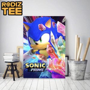 Sonic Prime Poster Movie Classic Decoration Poster Canvas