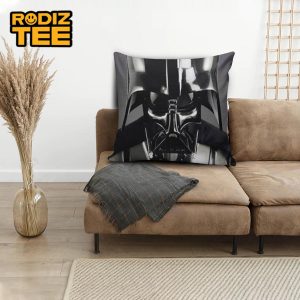 Star Wars Darth Vader In Black And White Decorative Pillow