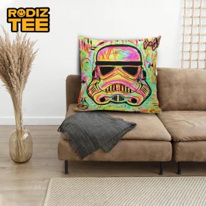 Star Wars Stormtrooper Colorful Painting Artwork Decorative Pillow