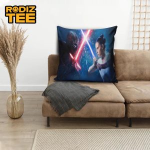 Star Wars The Rise Of Skywalker Kylo Ren Vs Rey Decorative Pillow