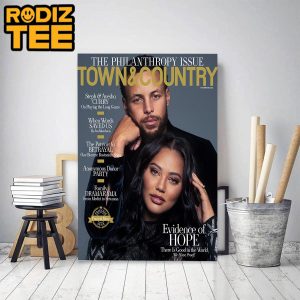 Stephen Curry And Ayesha Curry On Town&Country Cover Classic Decoration Poster Canvas