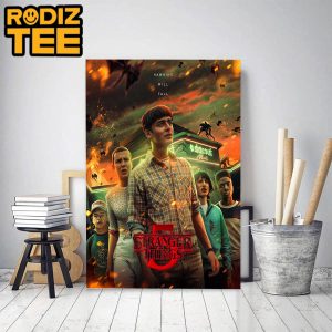Stranger Things 5 Coming In 2024 Hawkins Will Fall Classic Decoration Poster Canvas