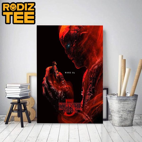 Stranger Things 5 Wake Up Final Season 2024 Classic Decoration Poster Canvas
