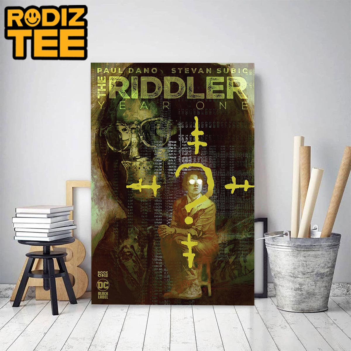 The Batman Prequel Series Riddler Year One Written By Paul Dano Classic Decoration Poster Canvas