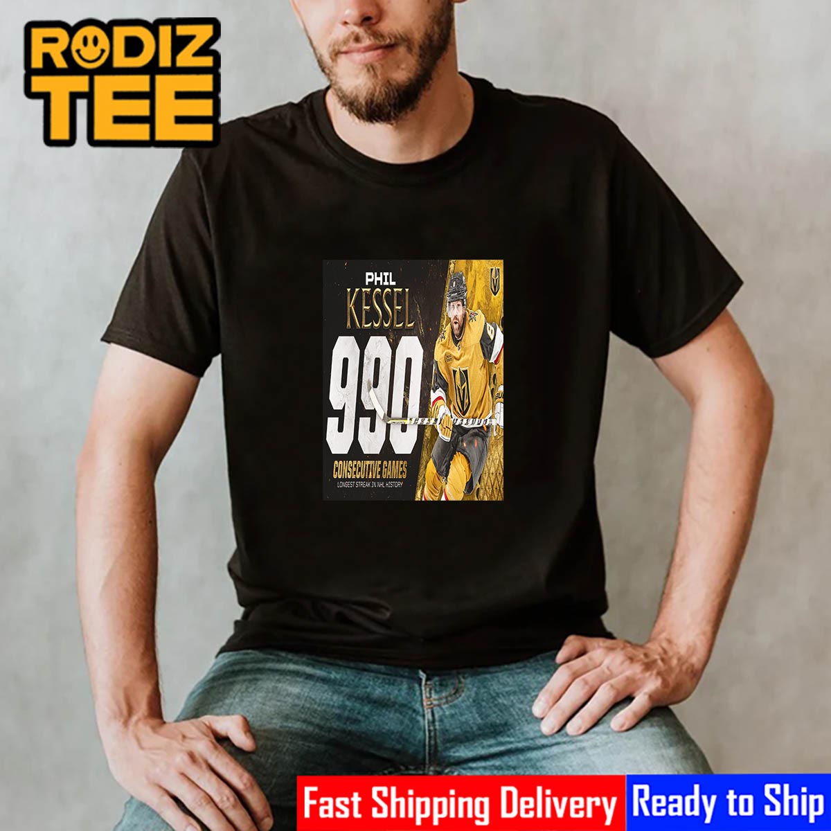 The NHL Iron Man Phil Kessel 990 Consecutive Games With Vegas Golden Knights Best T-Shirt