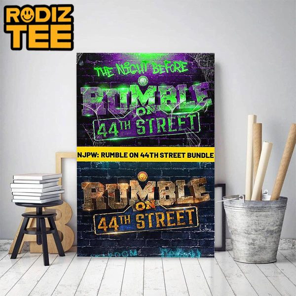 The Night Before Rumble On 44th Street Classic Decoration Poster Canvas