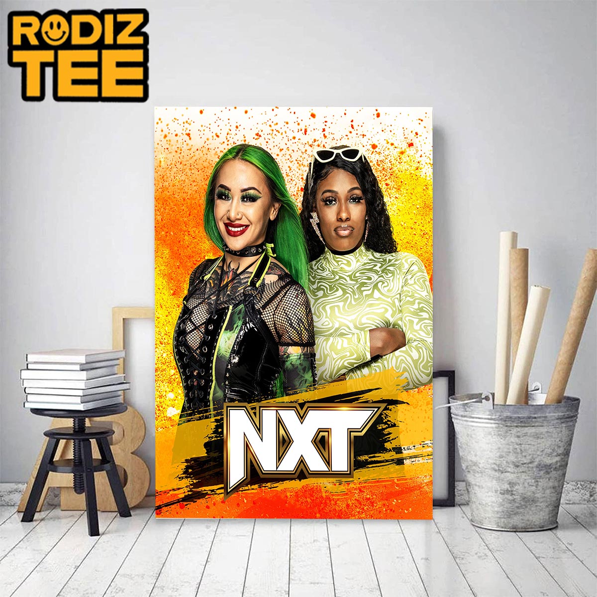 WWE NXT Shotzi Vs Lash Legend Classic Decoration Poster Canvas