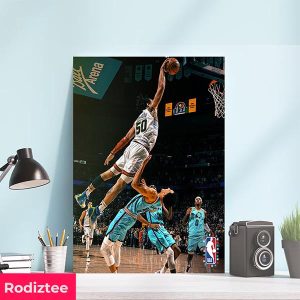 Aaron Gordon Dunk Of The Year Candidate Denver Nuggets Home Decor Poster-Canvas