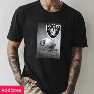 Las Vegas Raiders NFL Helmet Logo Fan Gifts T-Shirt