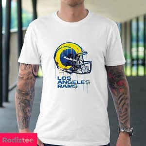Los Angeles Rams Helmet Poster Premium T-Shirt