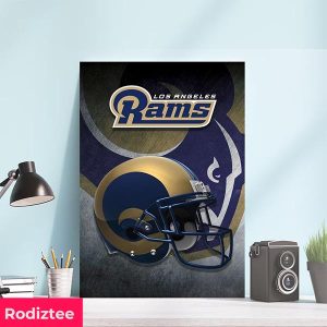 NFL Los Angeles Rams Helmet 16 Poster Home Decor Poster-Canvas