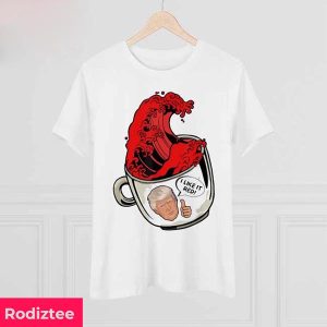 President Donald Trump Red Wave Coffee Cup Election 2022 Premium T-Shirt