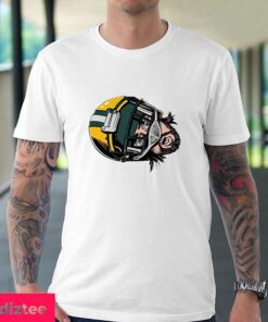 Aaron Rodgers Face Green Bay Packers Premium T-Shirt