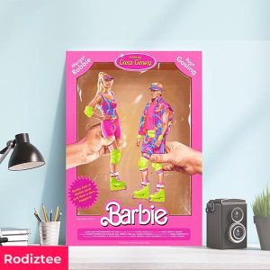 Barbie The Movie Margot Robbie x Ryan Gosling A Flim By Greta Gerwig Canvas-Poster