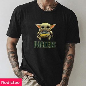 Green Bay Packers Baby Yoda Is A Green Bay Packers Fan Premium T-Shirt
