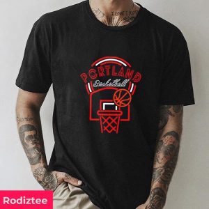 Neon Portland Basketball Portland Trail Blazers Premium T-Shirt
