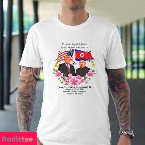 Peace And Friends World Peace Summit II President Donald Trump x Kim Jong Un Fan Gifts T-Shirt