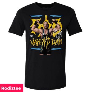 Rob Van Dam Pose With His Signature WWE Premium T-Shirt