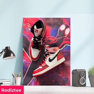 The Next Spiderman x Air Jordan 1 – Spiderman Across The Spider-verse Canvas-Poster