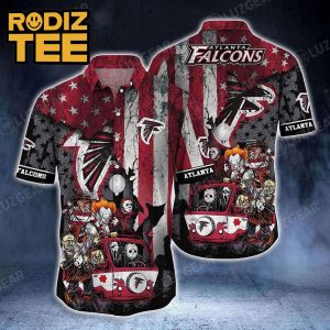 Atlanta Falcons NFL Horror Characters Trending Best Gift For Fans Hawaiian Shirt
