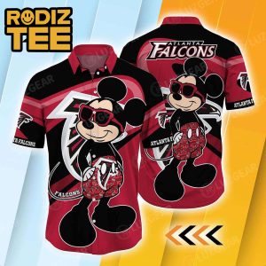 Atlanta Falcons NFL Mickey 3D All Over Printed Hawaiian Shirt