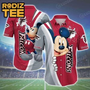 Atlanta Falcons NFL Mickey 3D Printed Best Gift Hawaiian Shirt