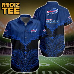 Buffalo Bills Football NFL Polynesian Pattern Hawaiian Shirt