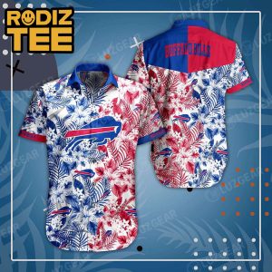 Buffalo Bills NFL Beach Shirt Graphic Floral Pattern Hawaiian Shirt