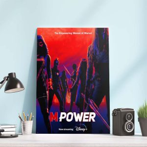 M Power The Empowering Women of Marvel 2023 Official Poster Canvas