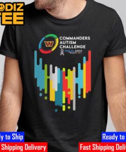 Washington Commanders Autism Challenge Crucial Catch Intercept Autism 2023 Classic T-Shirt