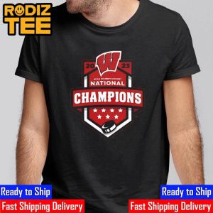 Wisconsin Badgers 2023 NCAA Frozen Four Womens Ice Hockey Tournament National Champions Classic T-Shirt